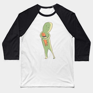 Alien: Hugging a Dog Baseball T-Shirt